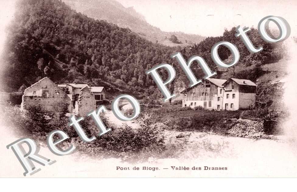 pont de bioge vallee des dranses