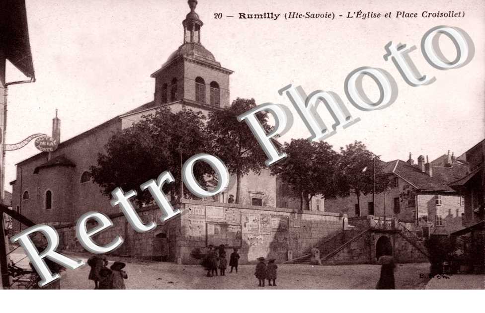 l'eglise et la place Croisollet