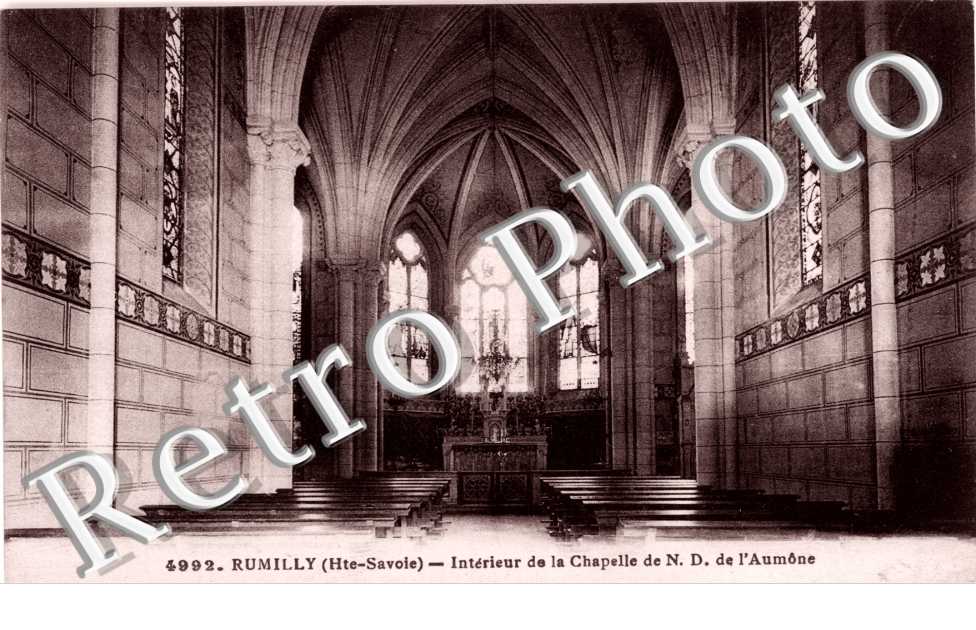 interieur de  la Chapelle de N.D. de l'Aumone
