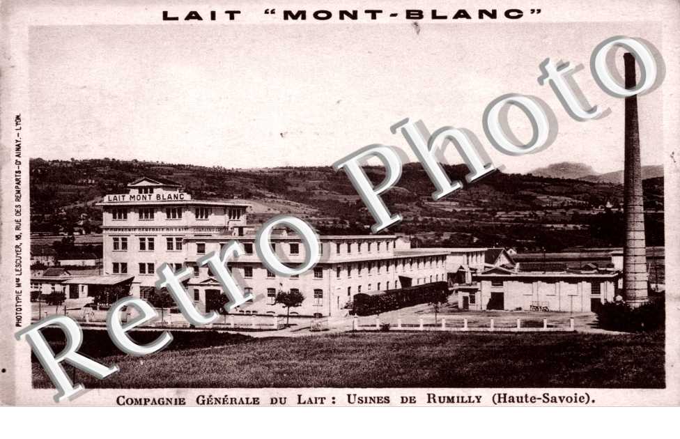 compagnie generale du lait Usines de Rumilly