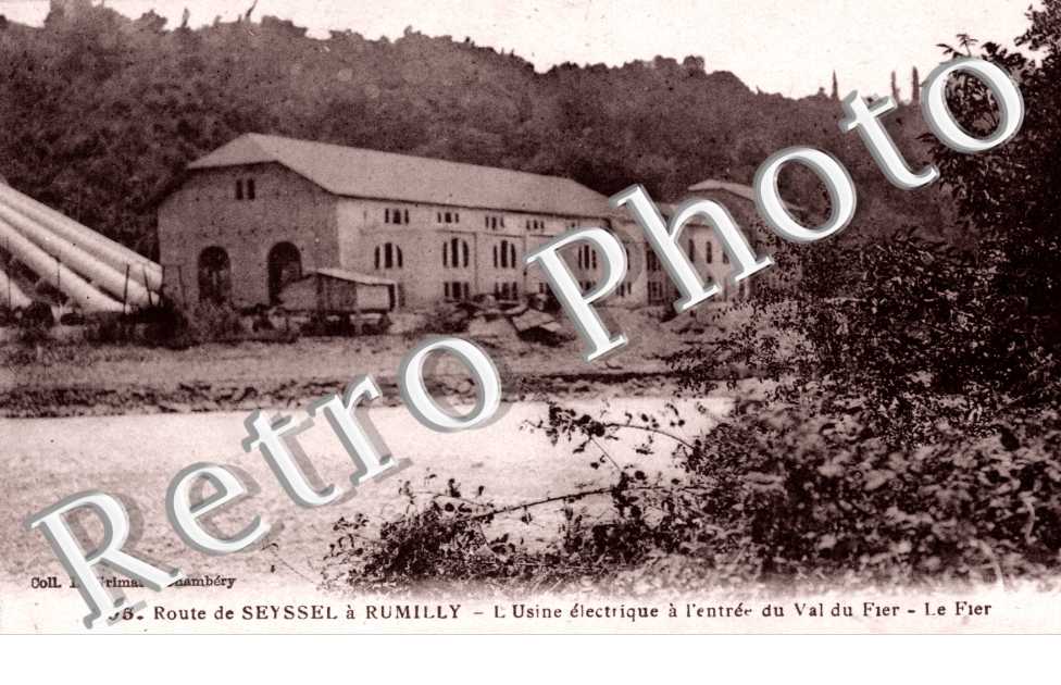 L'usine electrique a l'entree du val de Fier - Le Fier