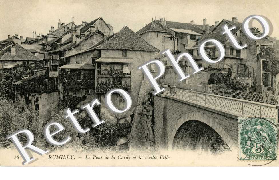 le Pont  de la Curdy et la vieille ville