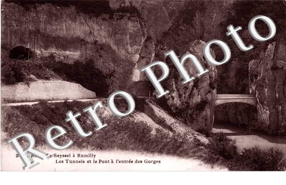 route de Seyssel a Rumilly Les tunnels
