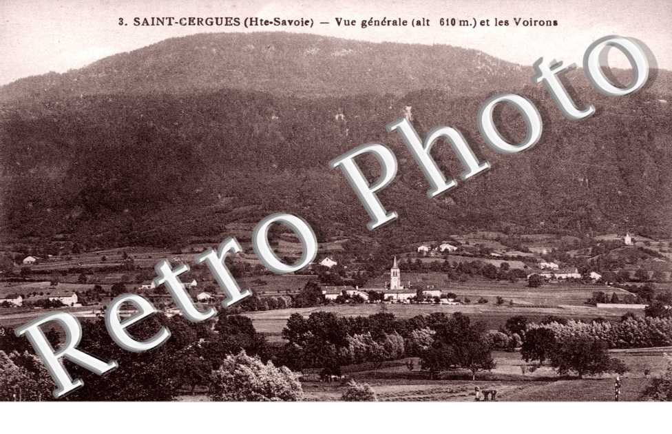 Vue generale et les Voirons