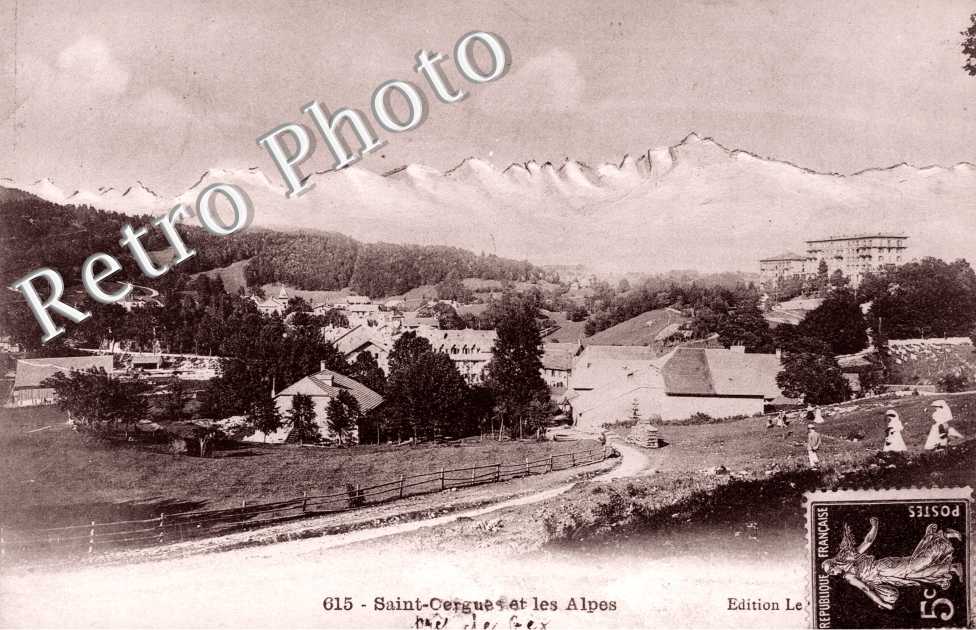 Vue generale et les Alpes