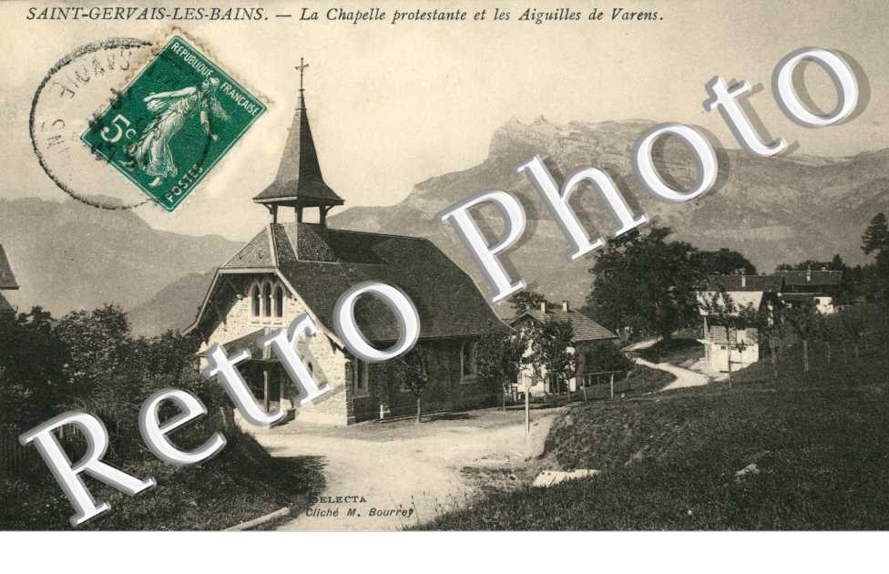 La Chapelle protestante et les Aiguilles de Varens