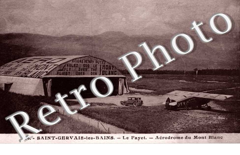 Le Fayet aerodrome du Mont Blanc