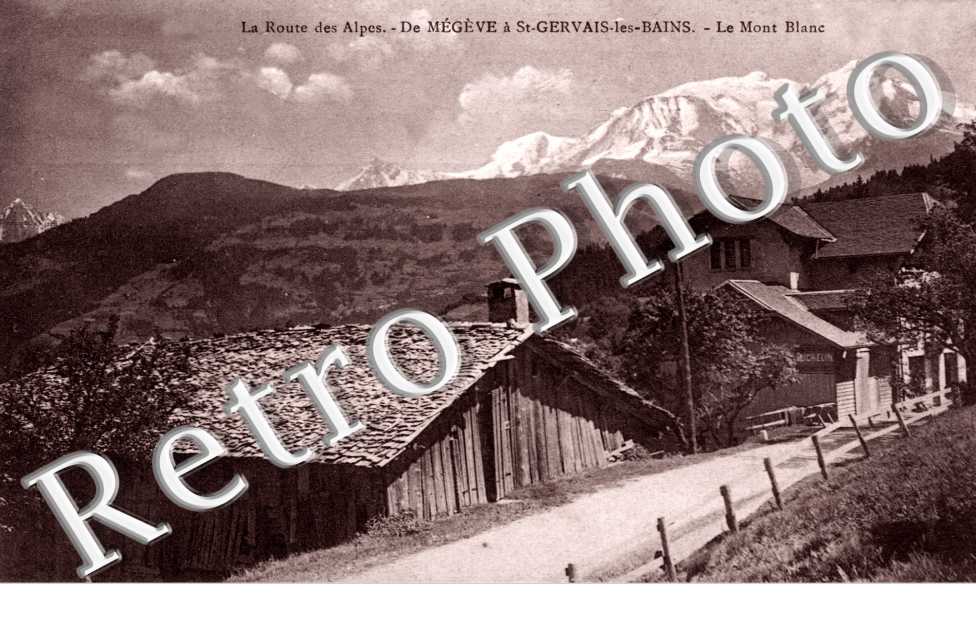 De Mégève à Saint-Gervais. Le Mont Blanc