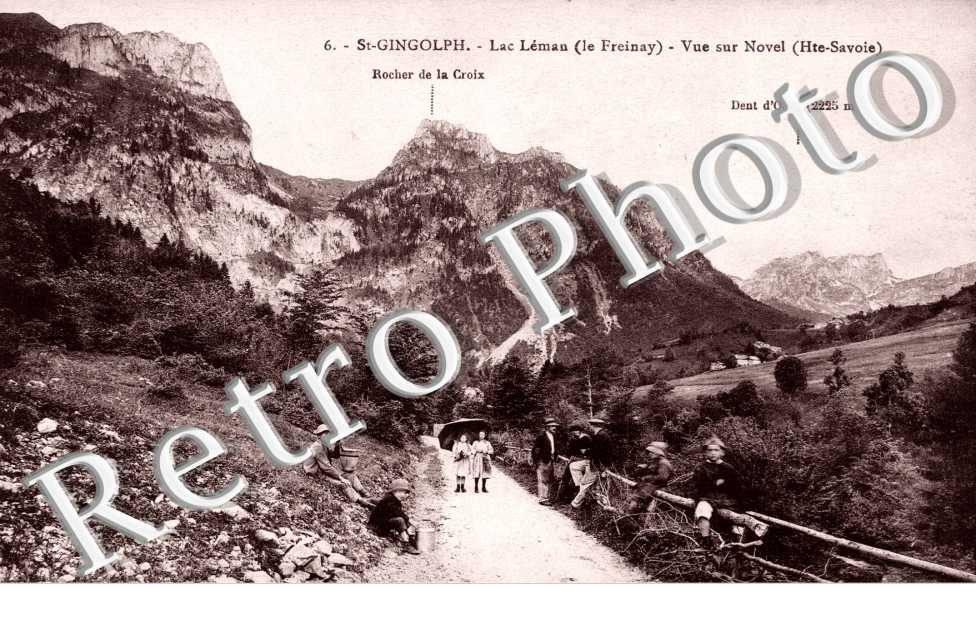 Lac Leman, Vue sur Novel