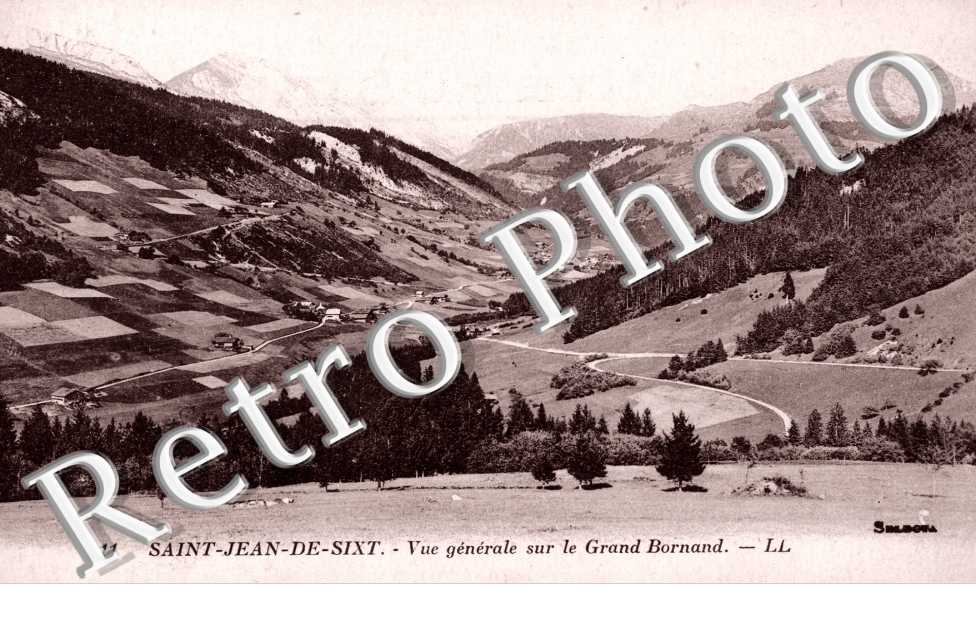 vue generale sur le Grand Bornand