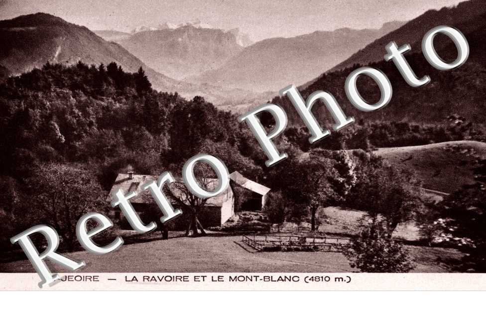Le Ravoire et le Mont Blanc