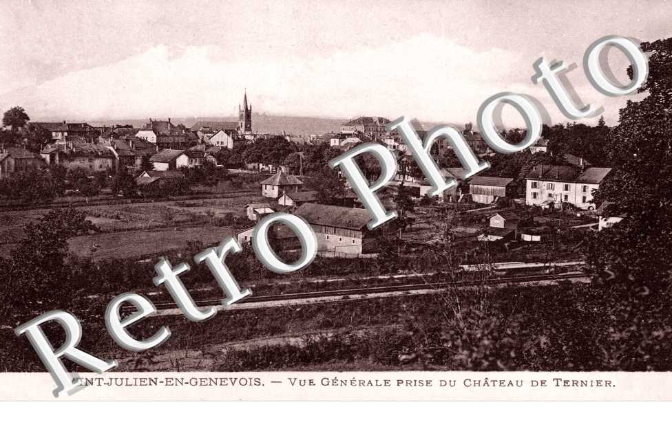 Vue generale prise du Chateau de Ternier