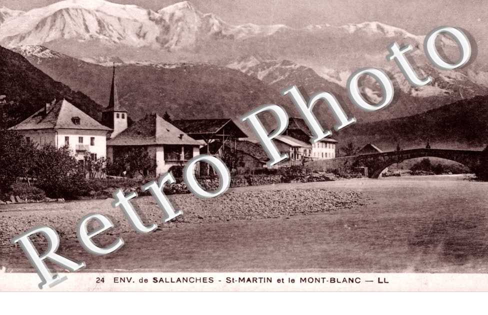 Vue generale et le Mont Blanc