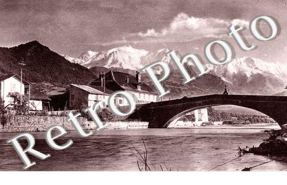 Le Pont et la Chaine du Mont Blanc