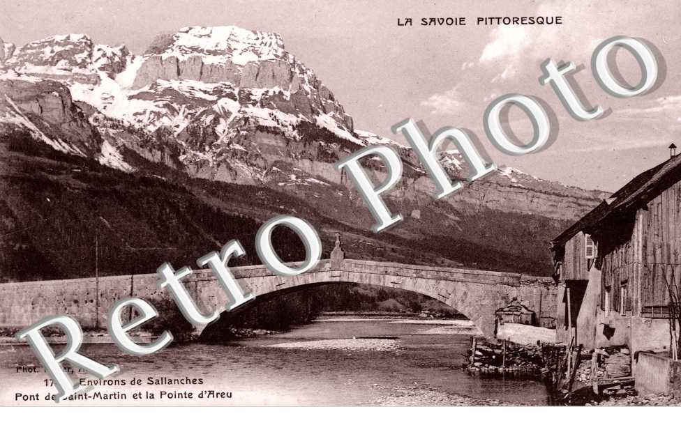 pont de Saint Martin et la pointe d&#039;Areu