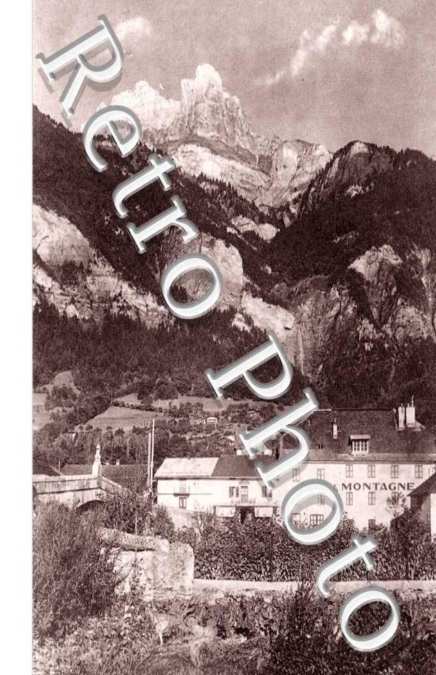 cascade de Reninge et les aiguilles de Varens