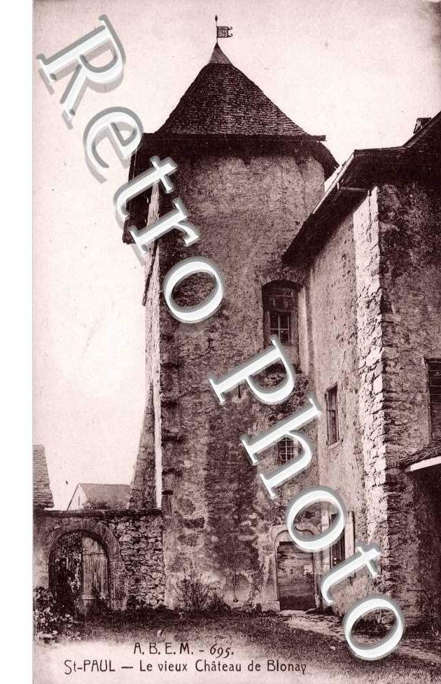 le vieux chateau de Blonay