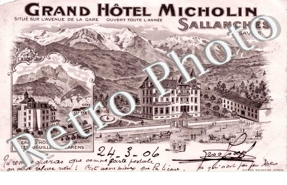 Grand Hotel Micholin et les Aiguilles de Varens