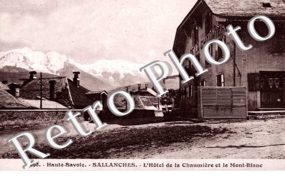 Hotel de La Chaumiere et le Mont Blanc