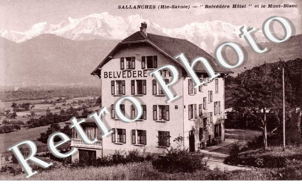 Belvedere Hotel et le Mont Blanc