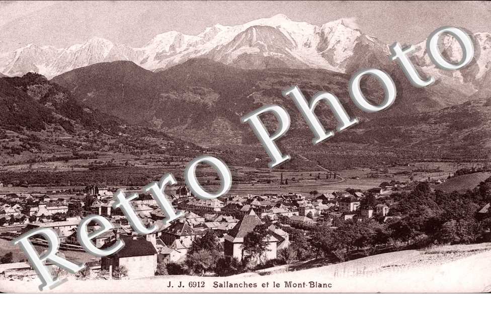 Vue generale et le Mont Blanc