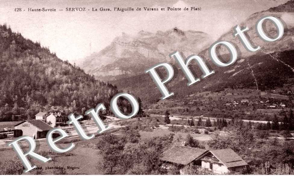 La Gare, l&#039;Aiguille de Varens et Pointe de Plate