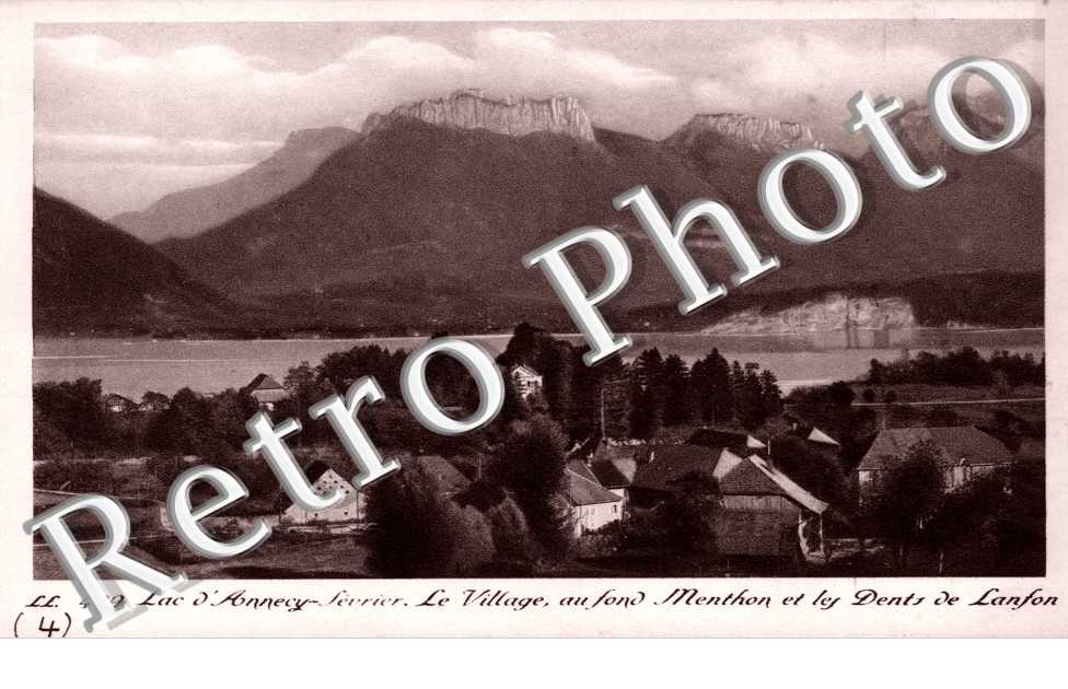 Lac d'Annecy et le Village