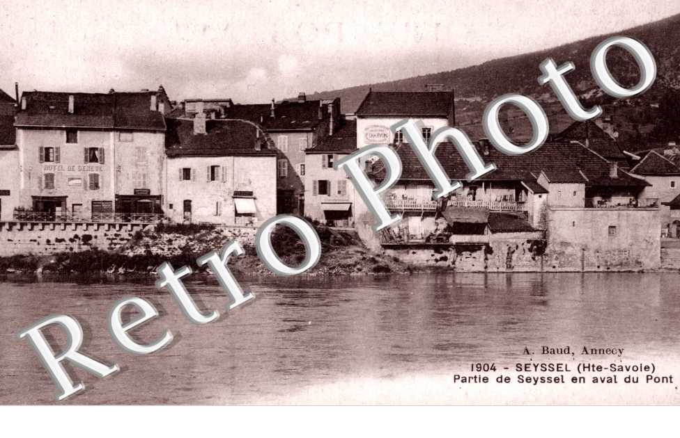 Partie du Village en aval du Pont