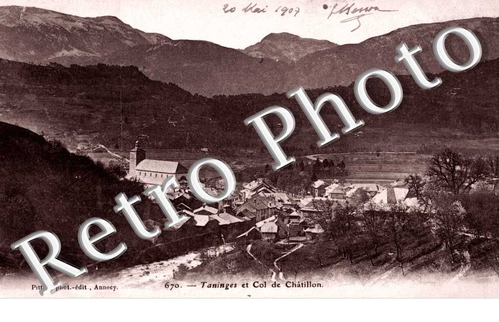 Vue generale et Col de Chatillon