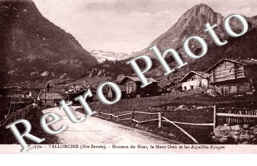Hameau du Nant, le Mont Oreb et les Aiguilles Rouges