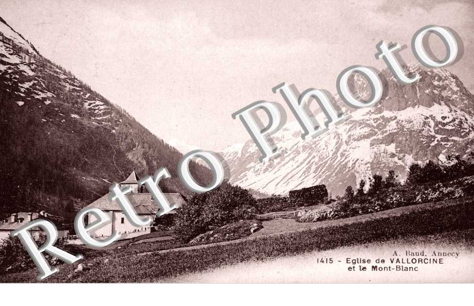 Eglise et le Mont Blanc