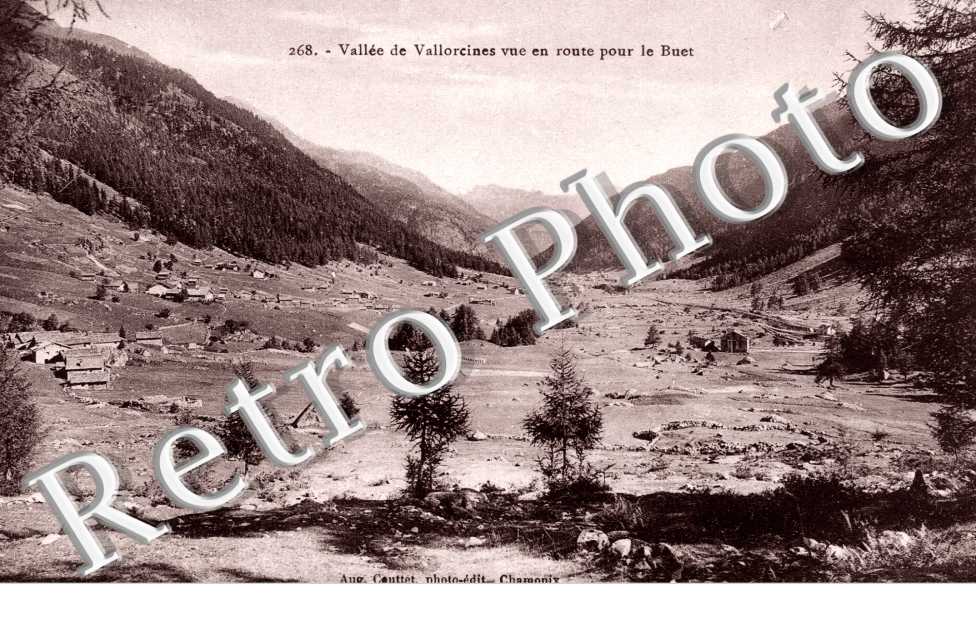 Vue en route pour le Buet