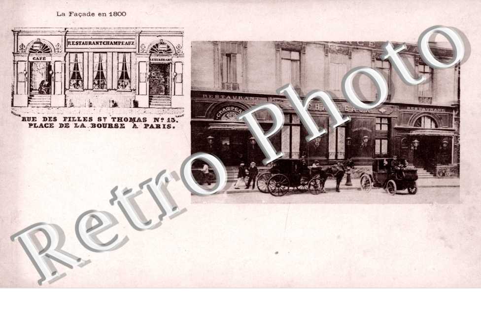 Rue des Filles Saint Thomas, Place de la Bourse