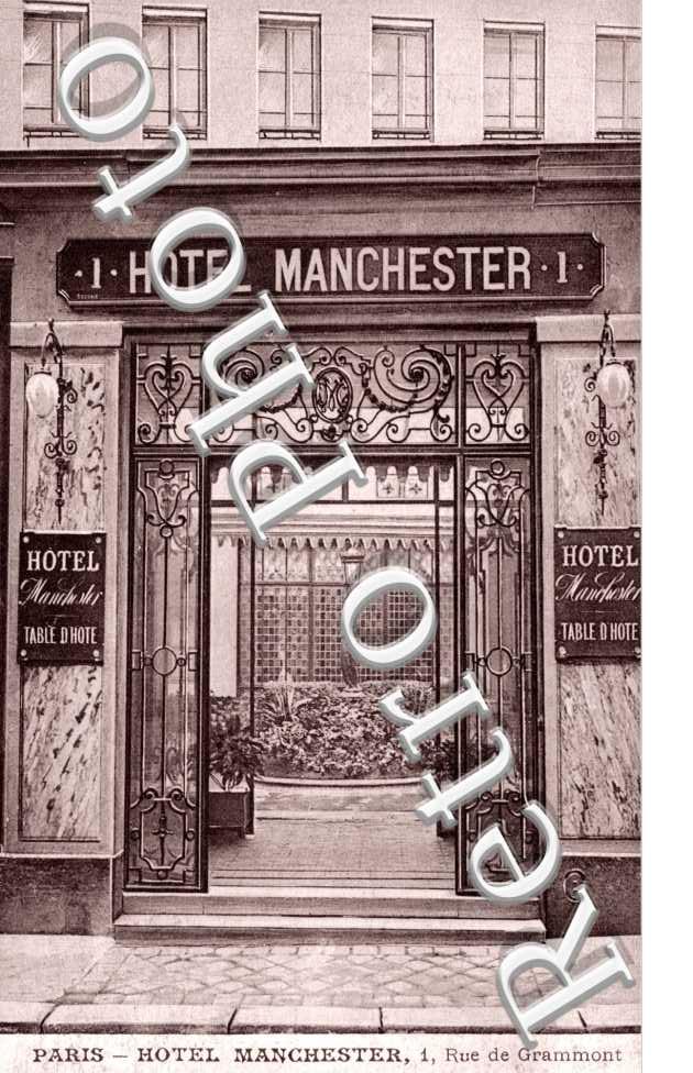 Hotel Manchester 1 rue de Grammont