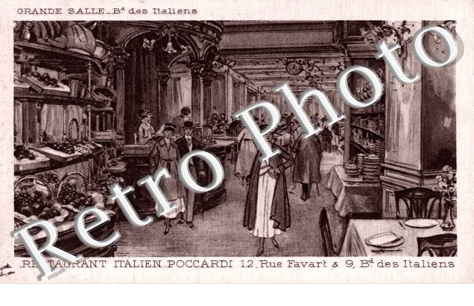 12 rue Favart et 9 boulevard des ItaliensRestaurant Poccardi, Grande Salle