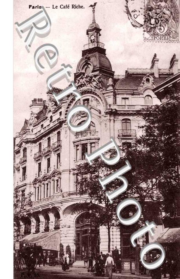 Le Cafe Riche - rue Le Peletier