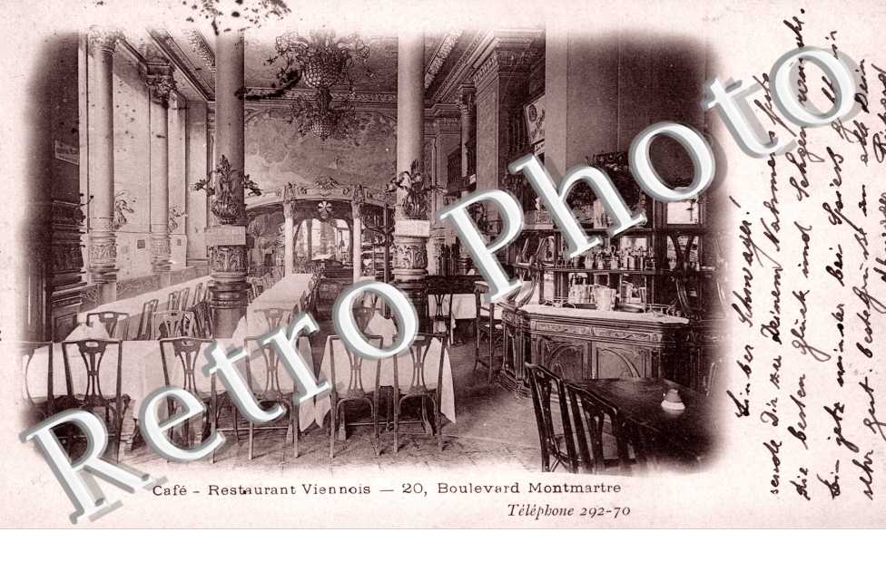 Cafe Restaurant Viennois, 20 Boulevard Montmartre