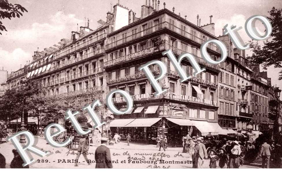 Boulevard et Faubourg Montmartre