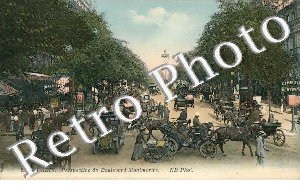 le boulevard Montmartre