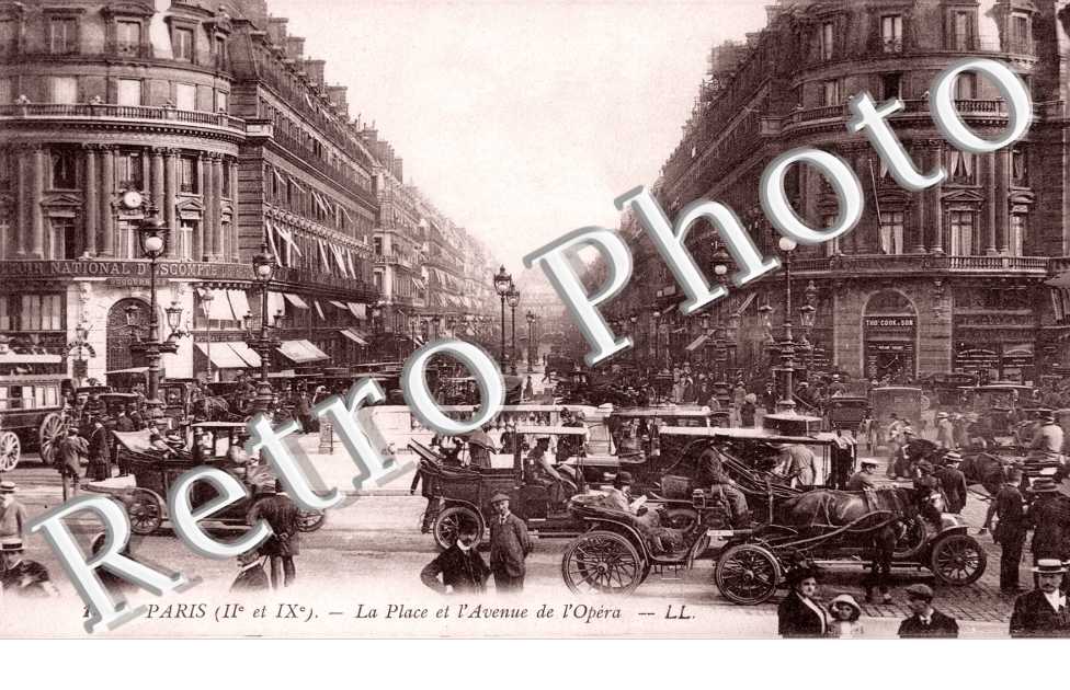 la Place et l&#039;avenue de l&#039;Opéra