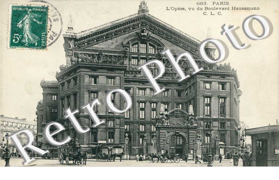l&#039;Opera vu du boulevard Haussmann