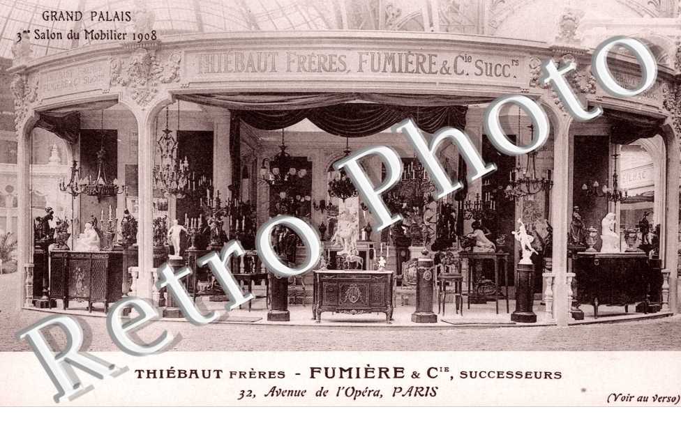 Grand Palais, 3eme Salon du Mobilier 1908, Thiebaut Freres, Fumiere et Cie  32 avenue de l&#039;Op?ra