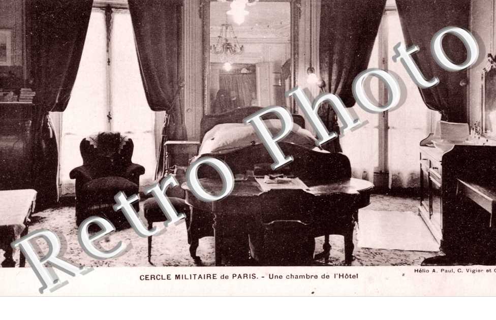 Cercle militaire - Une chambre de l'hotel - Avenue de l'Opera