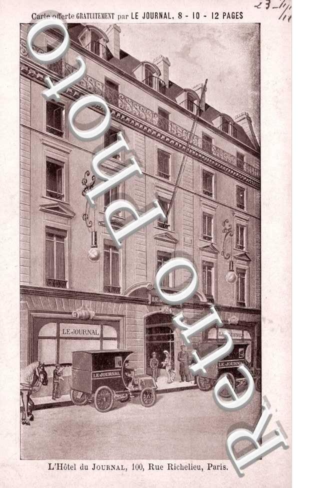 Hotel du Journal, Rue Richelieu