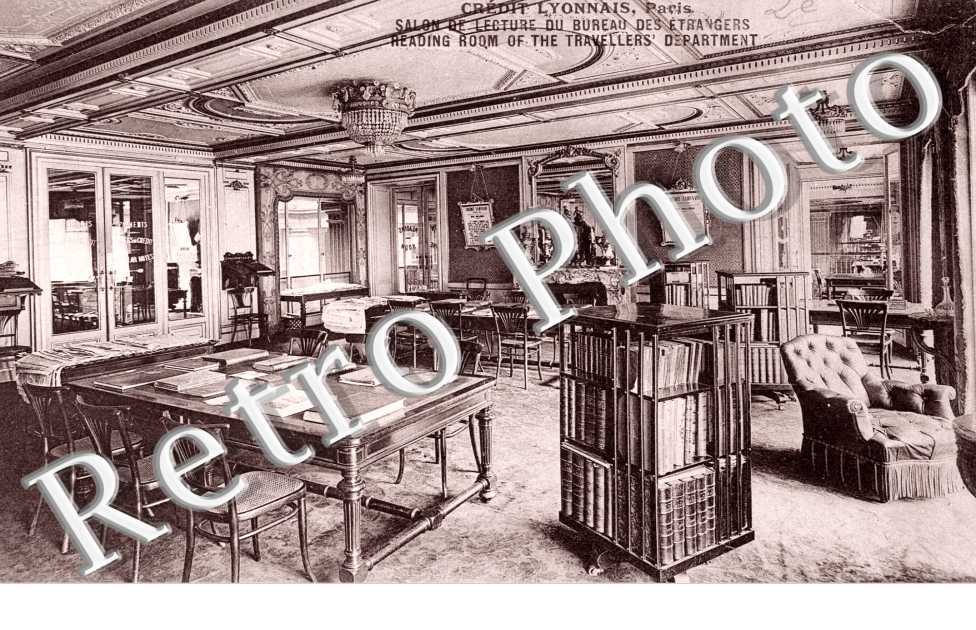 Credit Lyonnais, Salon de lecture du Bureau des Etrangers  - rue du 4 septembre
