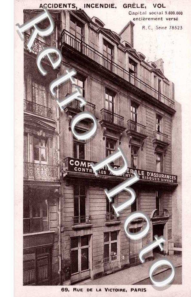 Compagnie Generale d&#039;Assurances, Rue de la Victoire