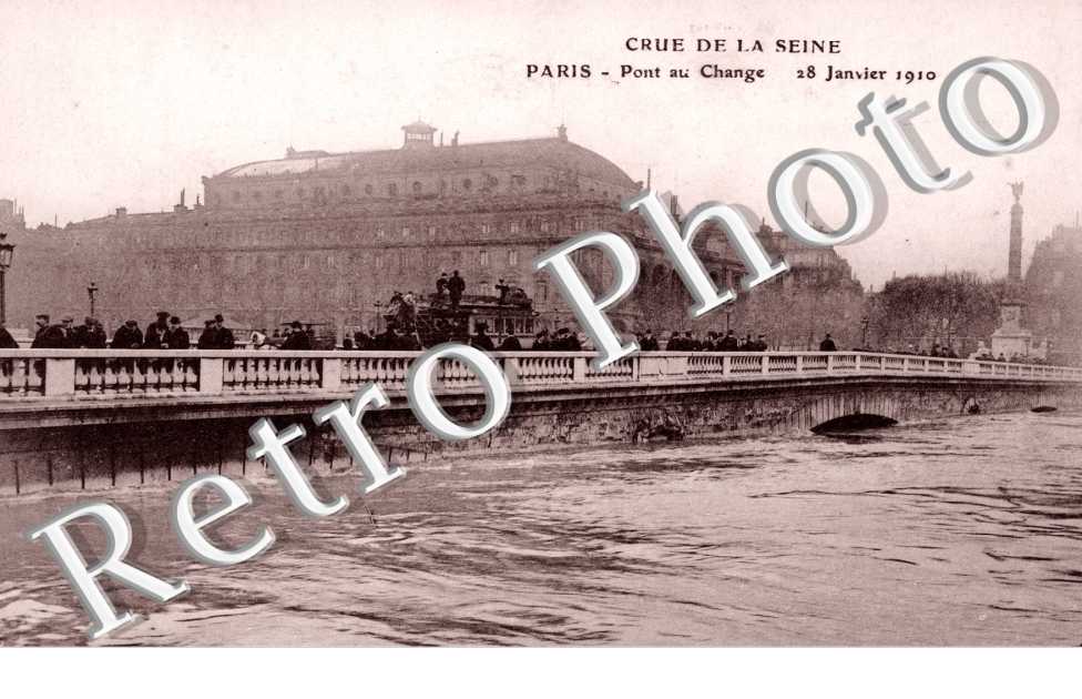 Crue de la Seine 1910, Pont au Change