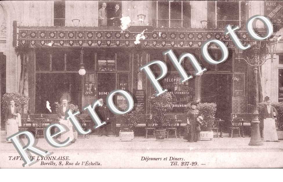 taverne Lyonnaise  Borelly  8 rue de l&#039;Echelle