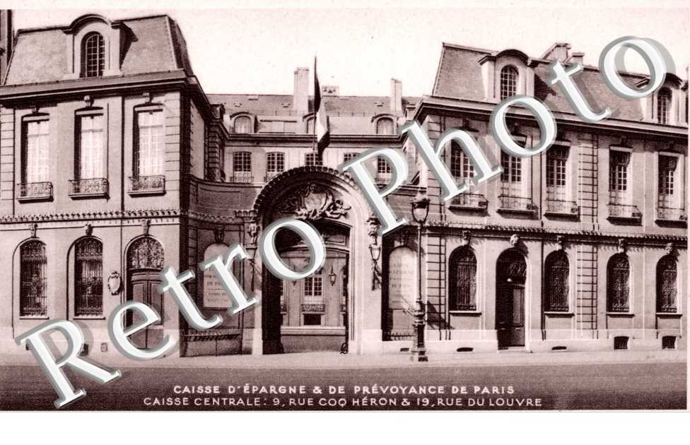 9 rue Coq Heron et 19 rue du Louvre Caisse d&#039;Epargne