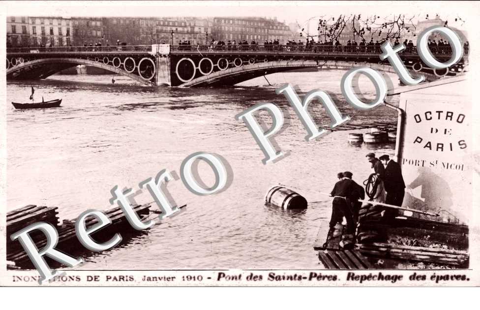 pont des saints peres, repechage des epaves
